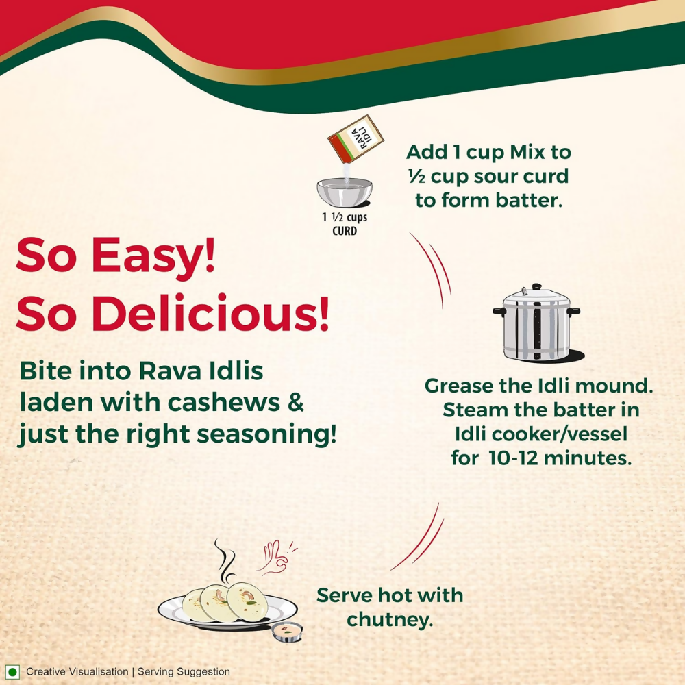 Aashirvaad Rava Idli Instant Mix