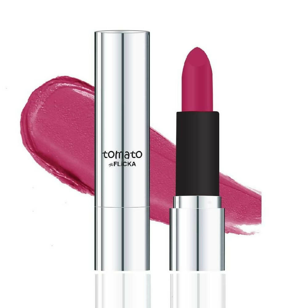 Flicka Tomato Magenta Matte Finish Lipstick Shade 22