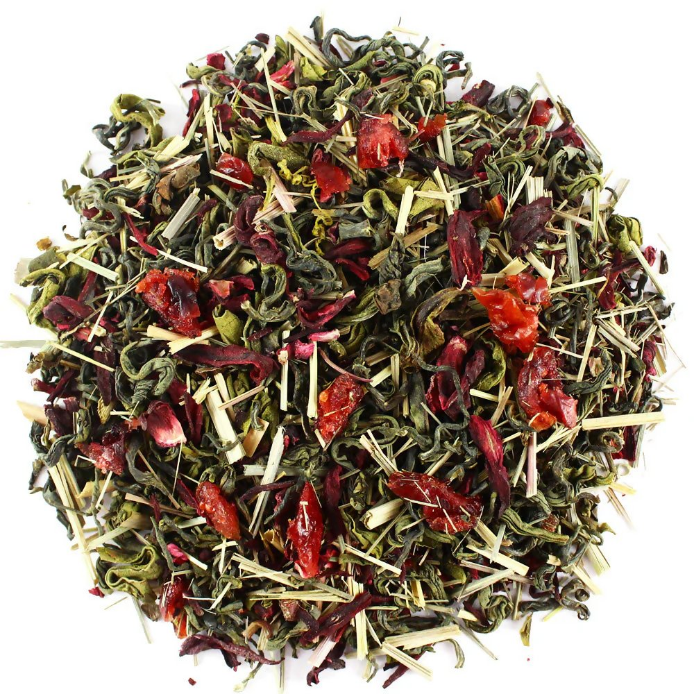 Tea Treasure Hibiscus Green Tea Bags
