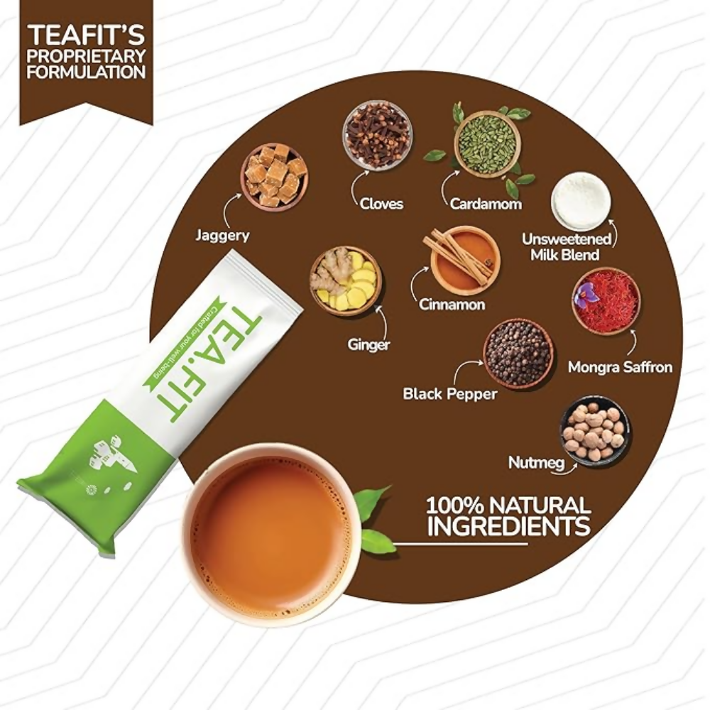 TeaFit Instant Jaggery Masala Tea Premix