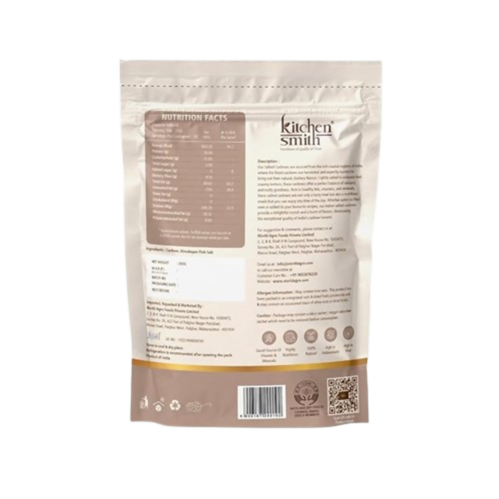 Kitchen Smith Premium Salted Whole Cashew