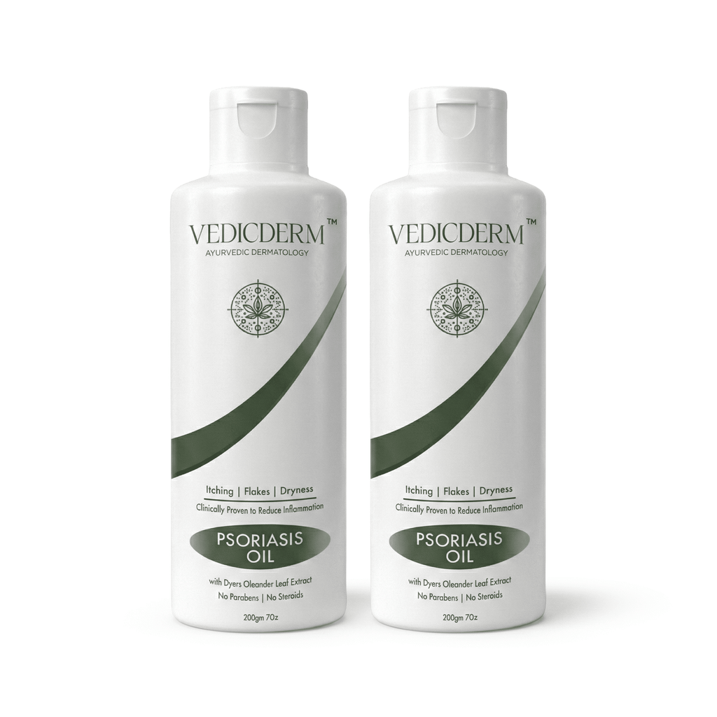 Vedicderm Psoriasis Oil 2-in-1 Skin + Scalp Relief Oil