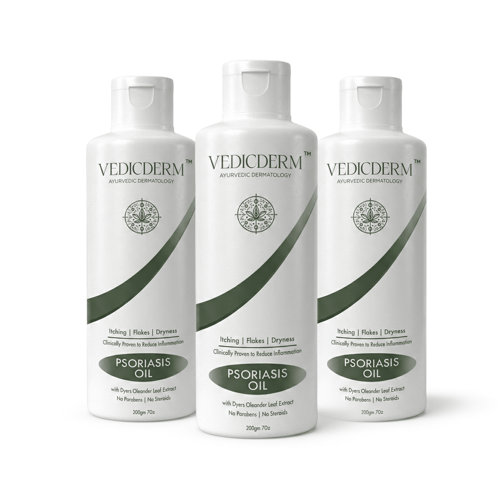 Vedicderm Psoriasis Oil 2-in-1 Skin + Scalp Relief Oil