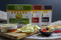 Assorted Papadum Lentil Crisps - Plain, Salty & Spicy