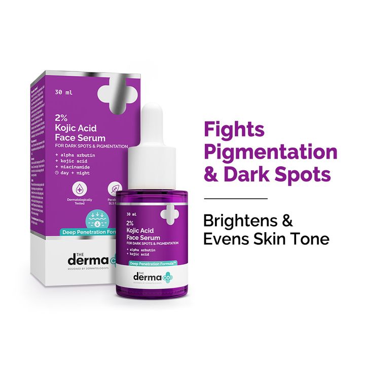 The Derma Co 2% Kojic Acid Face Serum with 1% Alpha Arbutin & Niacinamide
