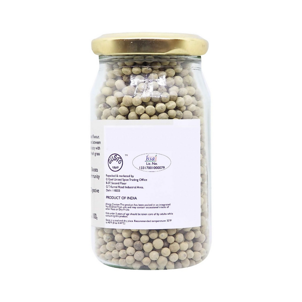Tassyam Organics White Peppercorns