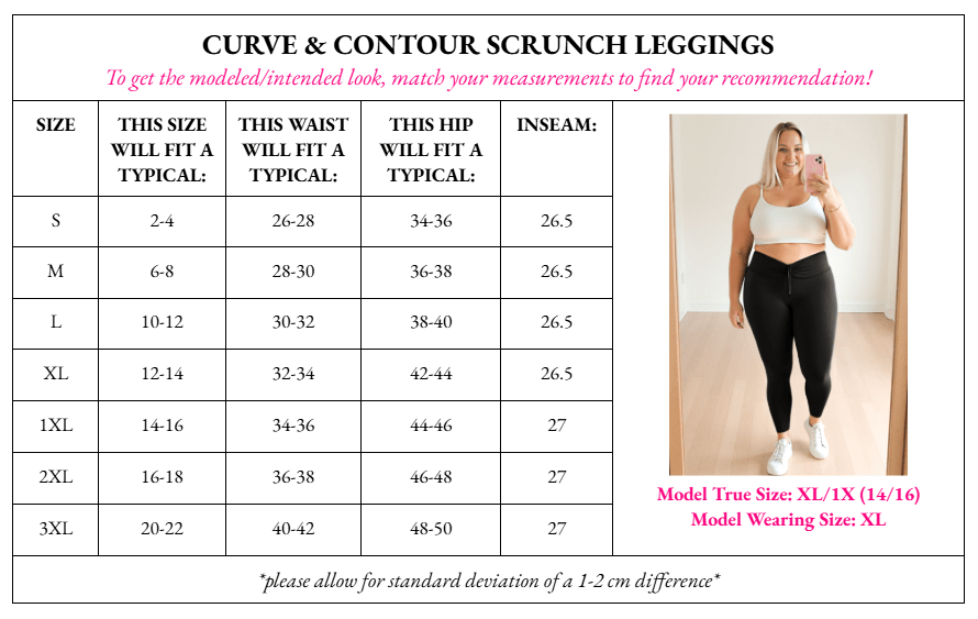 Curve & Contour Scrunch Compression Leggings