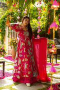 Teeya Creation Rani Color Wedding Wear Heavy Embrodiery Work Plazo Set