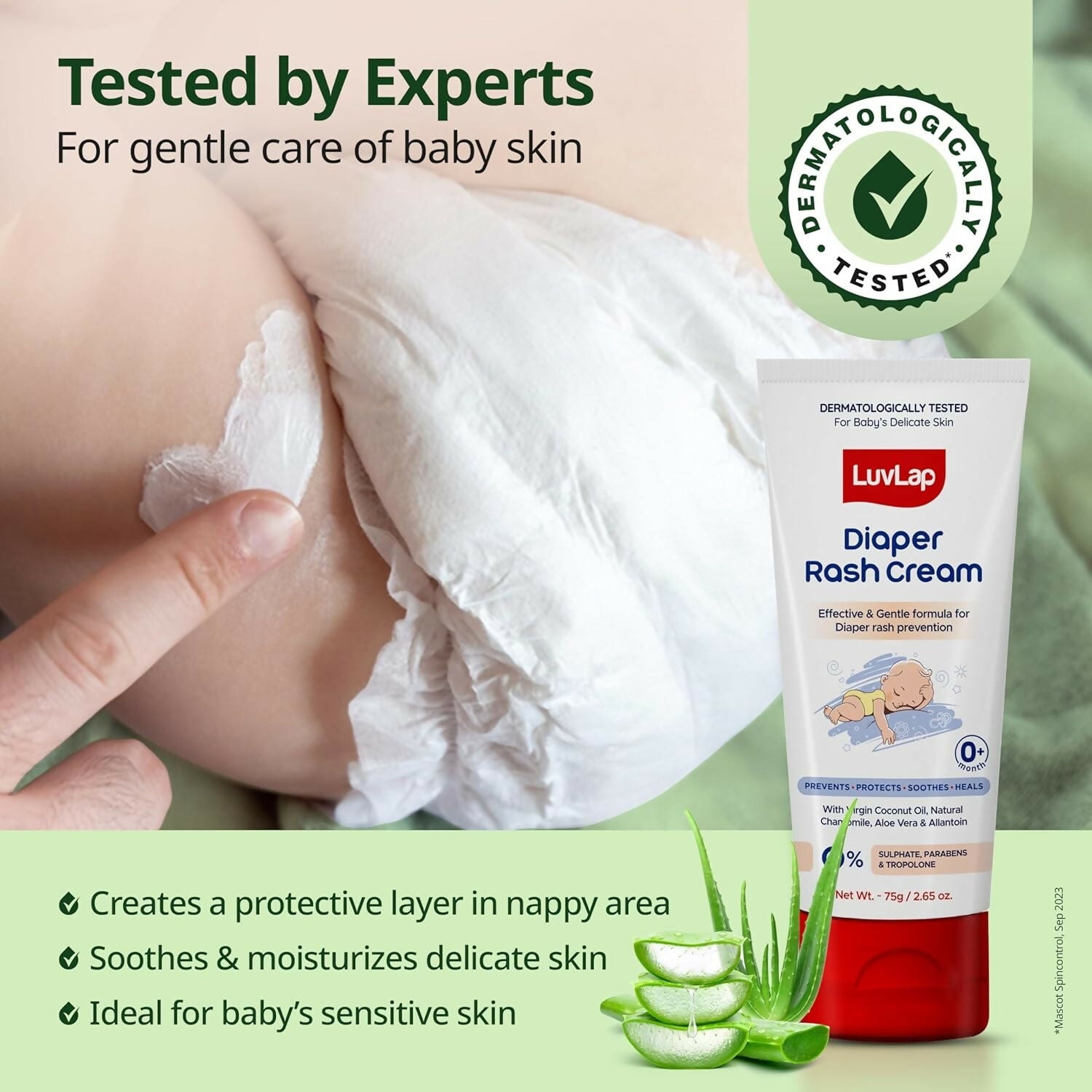 LuvLap Baby Diaper Rash Cream