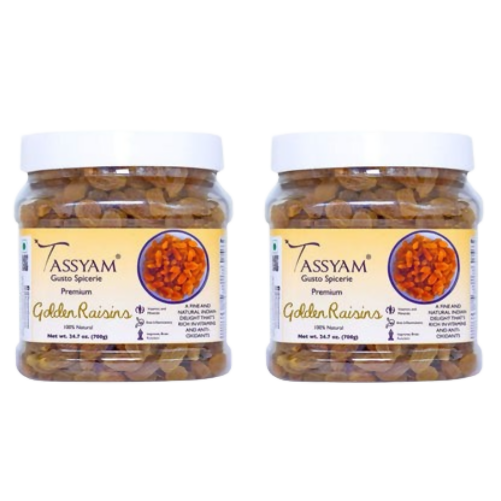 Tassyam Organics Golden Raisins