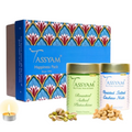 Tassyam Organics Dry Fruit Set - Salted Cashew and Pistachios