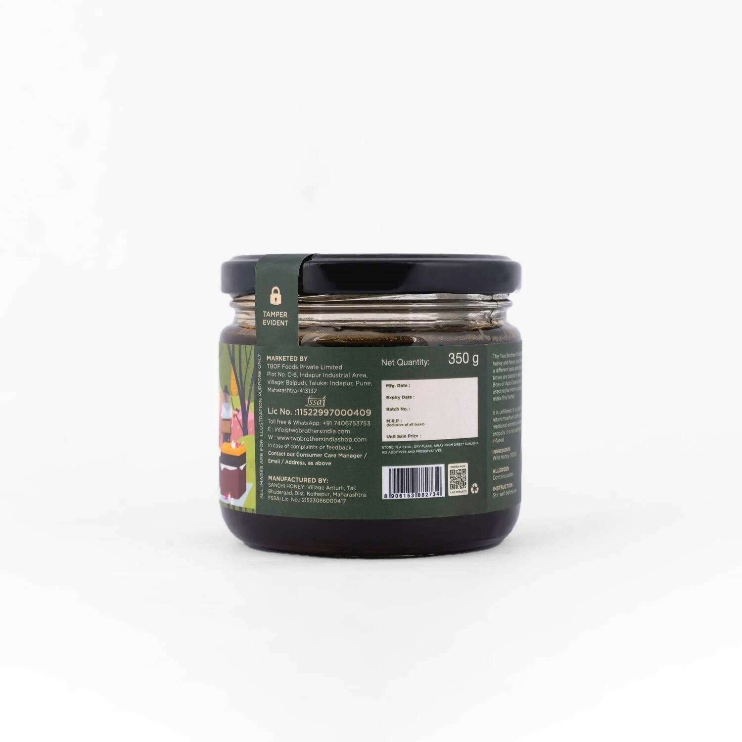 Two Brothers Organic Farms Forest Honey