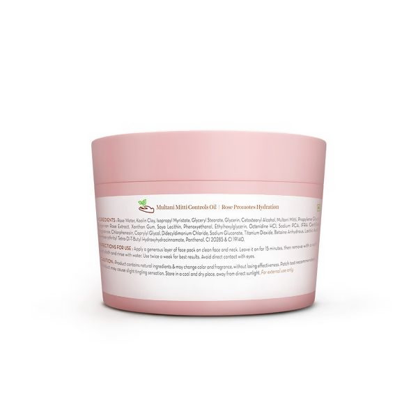 Mamaearth Multani Mitti Oil Balance Face Pack with Multani Mitti & Bulgarian Rose