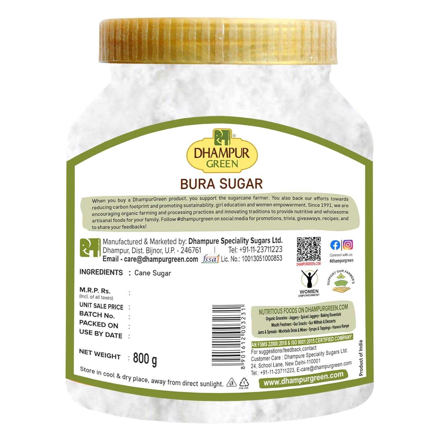 Dhampur Green Bura Sugar