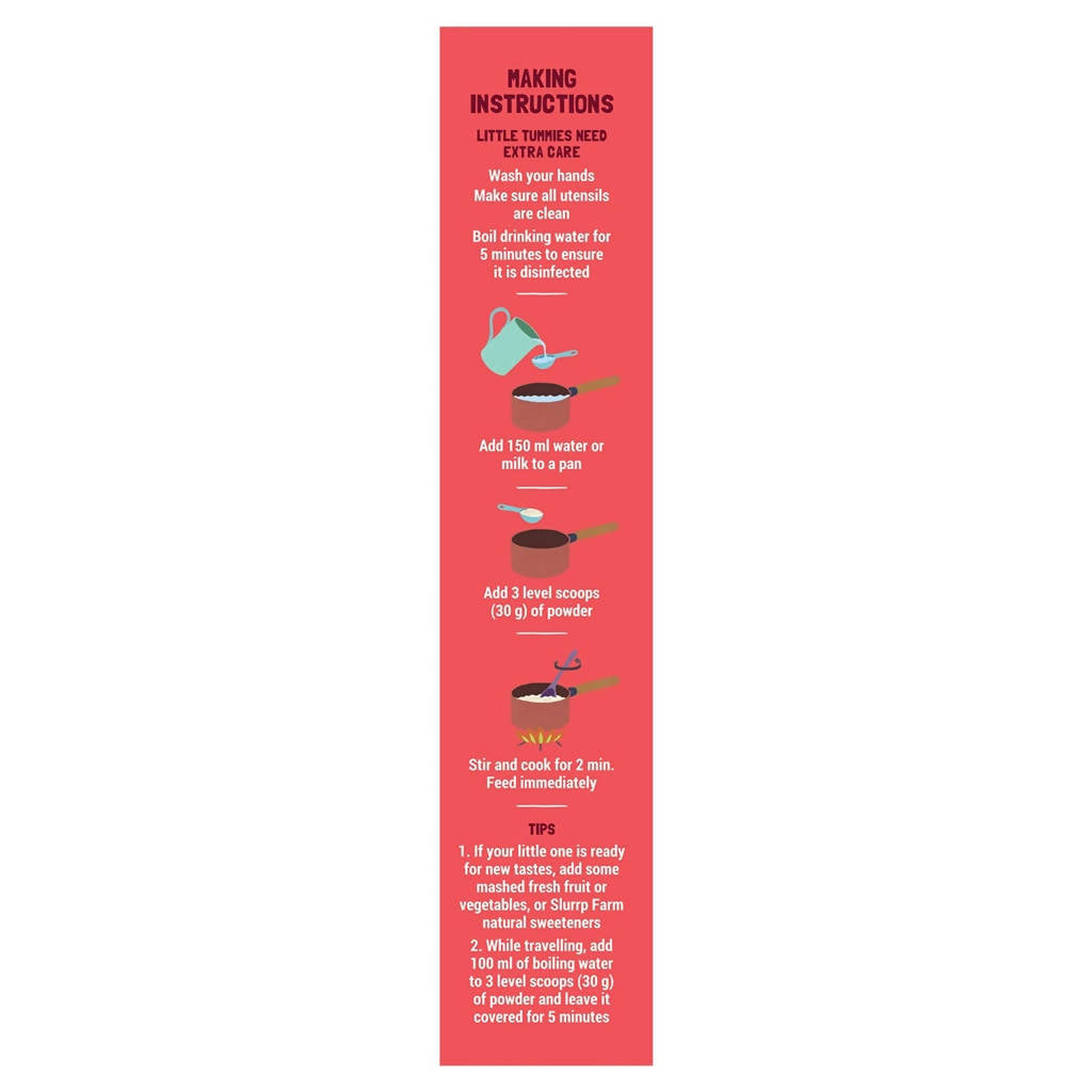 Slurrp Farm Millet & Oat Cereal for Little Ones