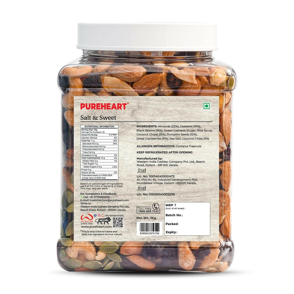 Pureheart Nutmix Salt & Sweet Dry Fruits Mix