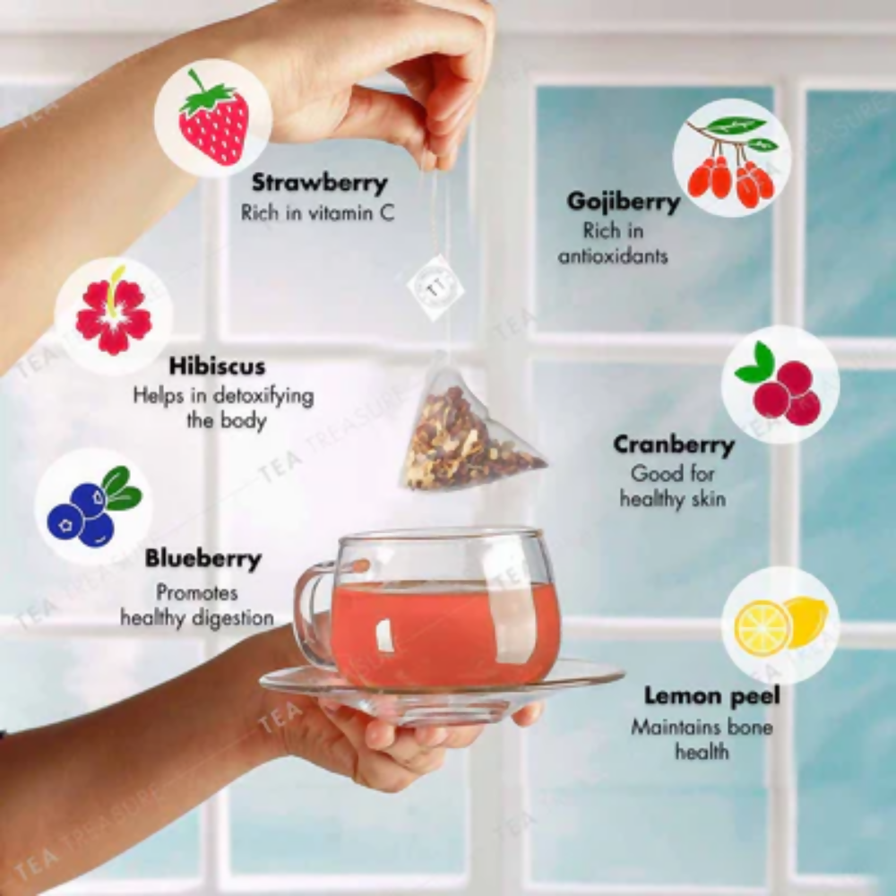 Tea Treasure Berry Blast Fruit Tea Bags