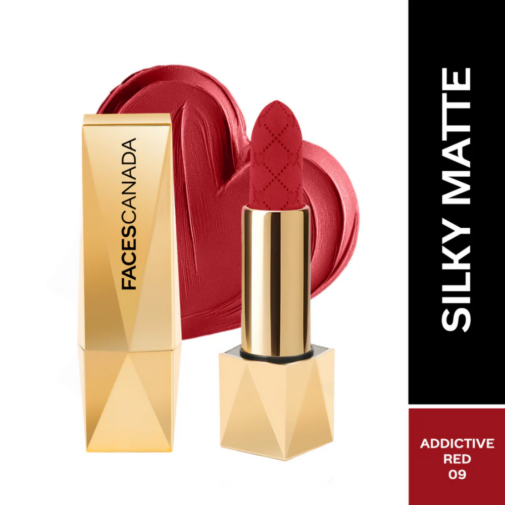 Faces Canada Comfy Silk Obsession Lipstick - Addictive Red 09