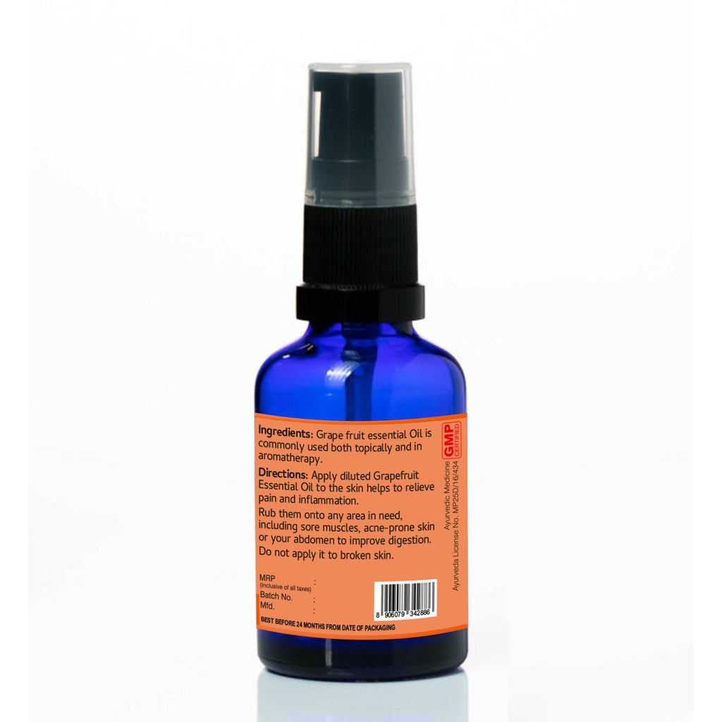 Organic Wellness Grape Fruit Essential Oil for Skin Lightening