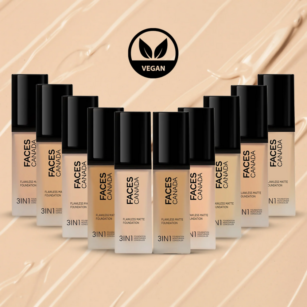 Faces Canada Flawless Matte Foundation - Warm Natural 021