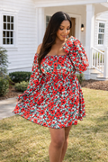 Sabrina Smocked Bell Sleeve Dress