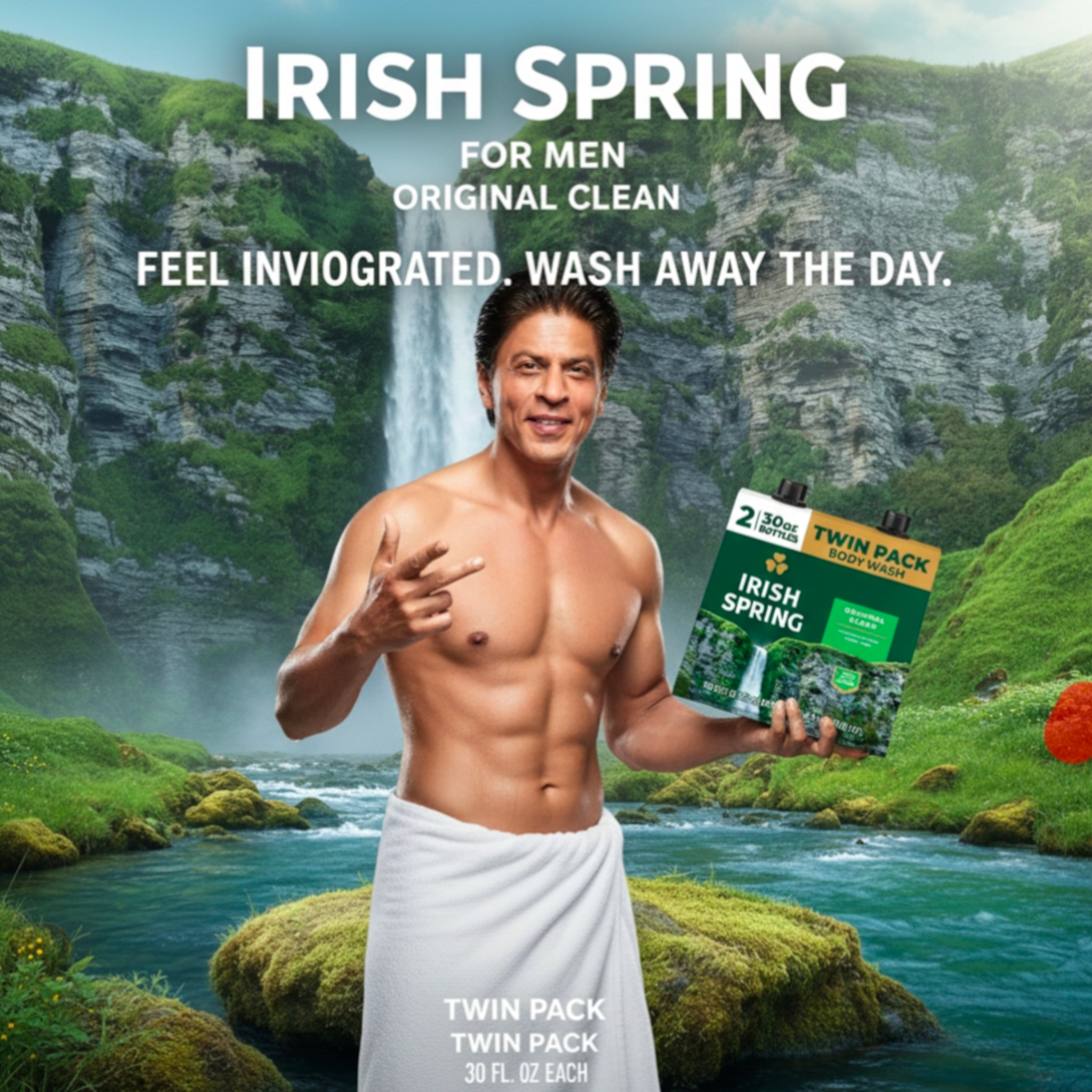 Irish Spring Body Wash for Men, Original Clean 2 Pack 30 oz