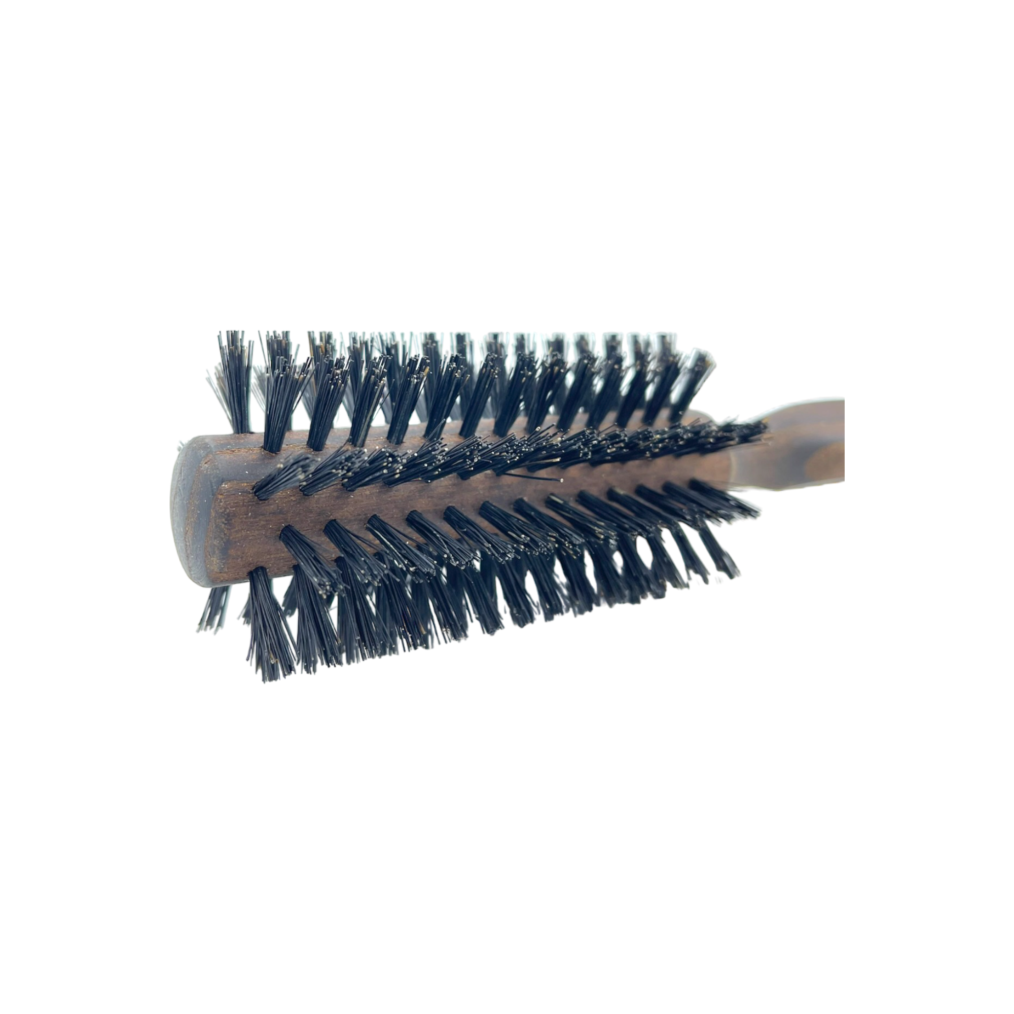 Dural Thermo Ash Wood 10 rows round hair brush with boar bristles