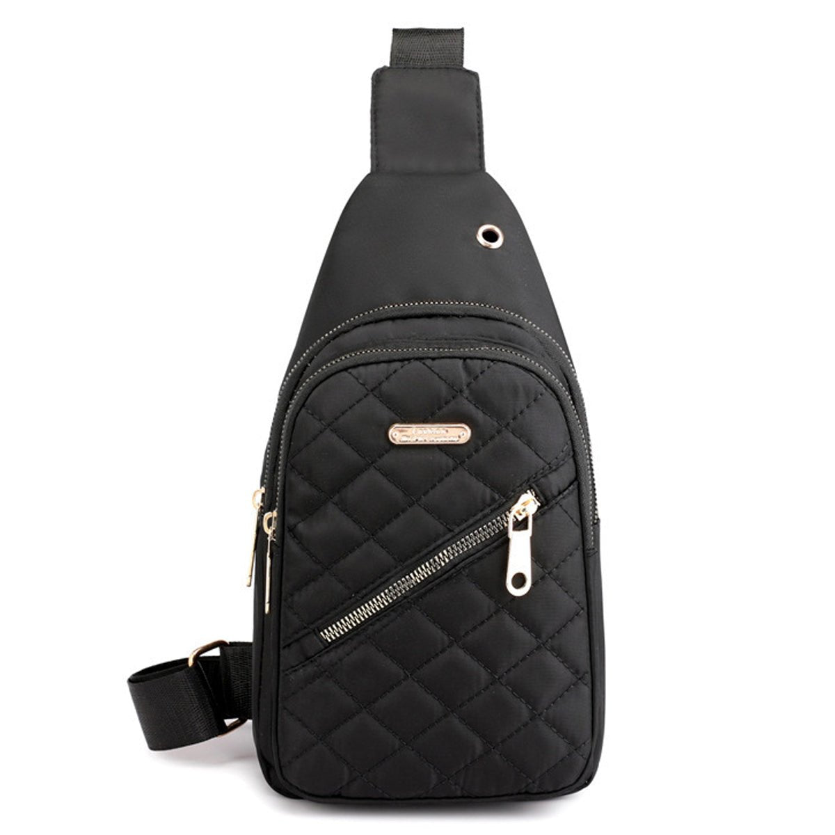 Small Chest Sling Backpack Water Resistant Nylon Shoulder Bag