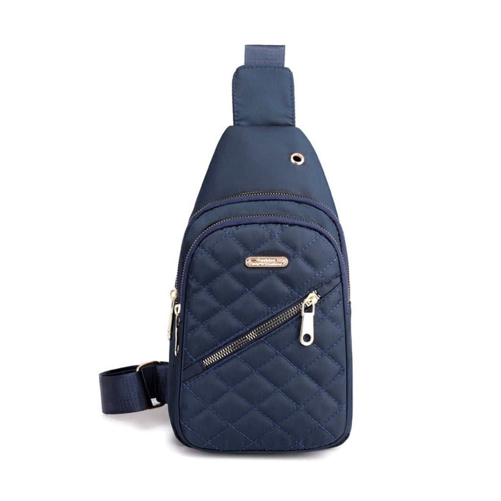 Small Chest Sling Backpack Water Resistant Nylon Shoulder Bag