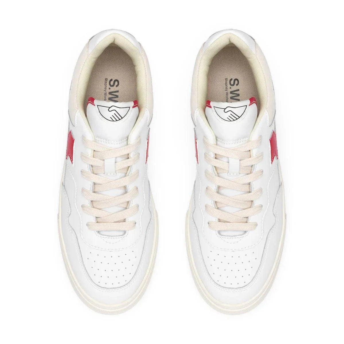 Stepney Workers Club Pearl S-Strike Leather White / Red
