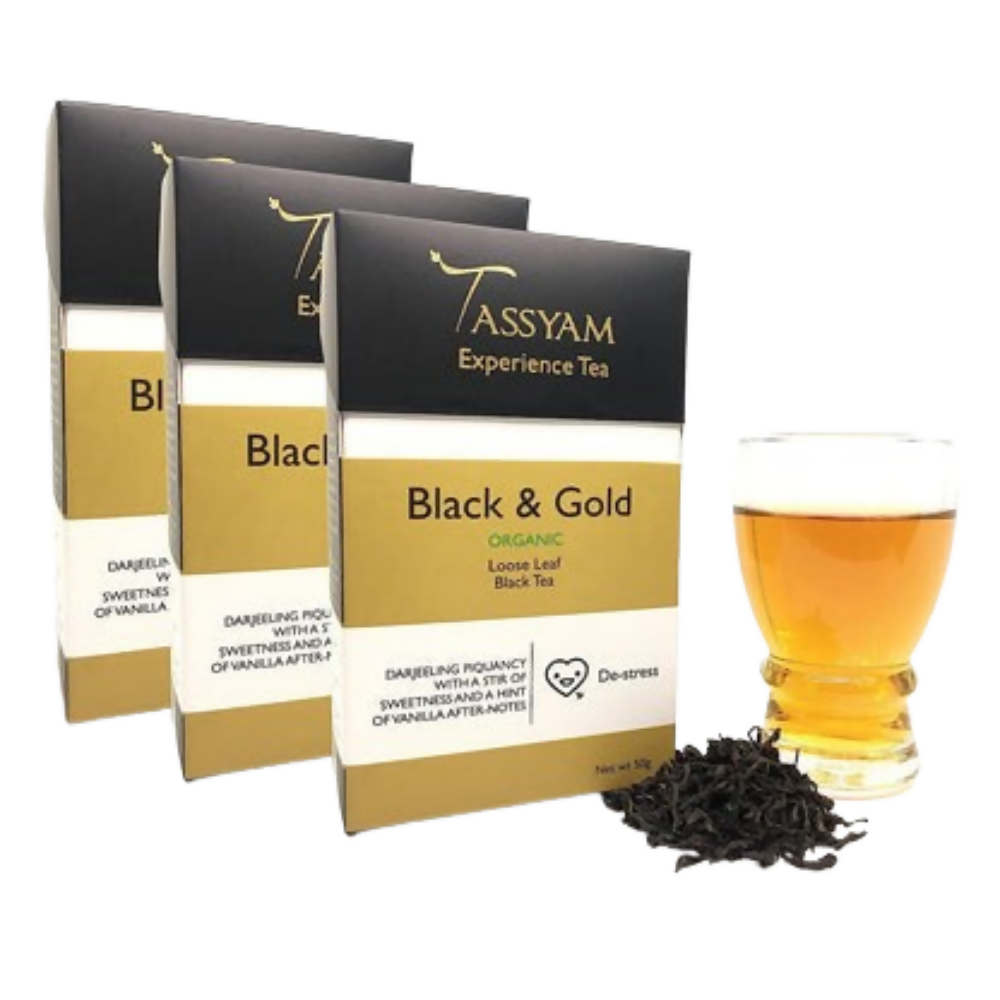 Tassyam Organics Black & Gold Tea