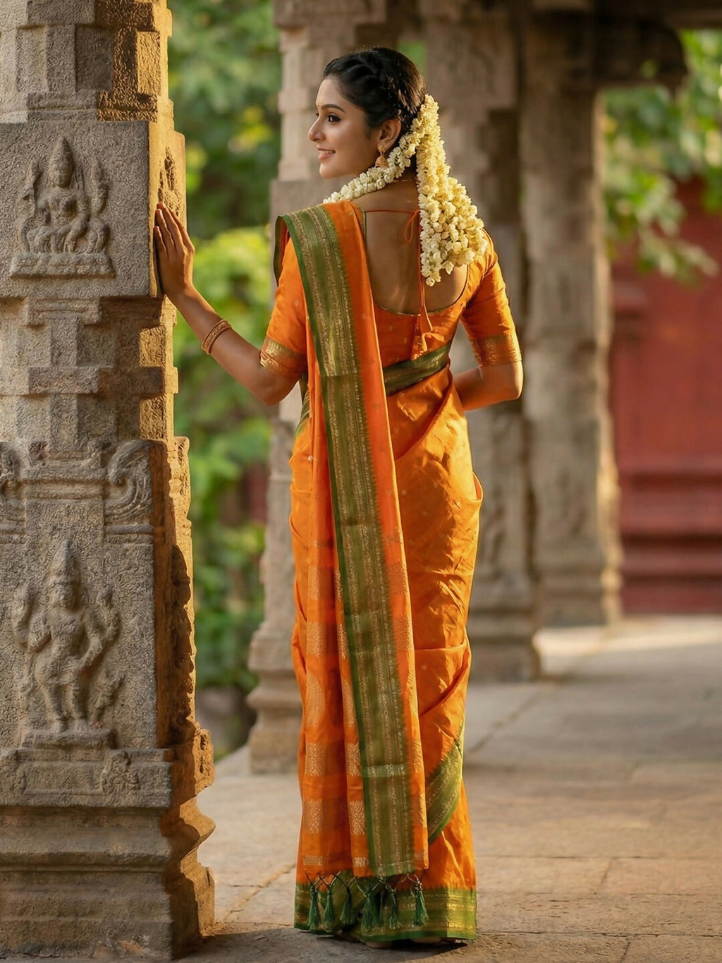 Shree Shyam Fashion Mustard Soft Silk Saree