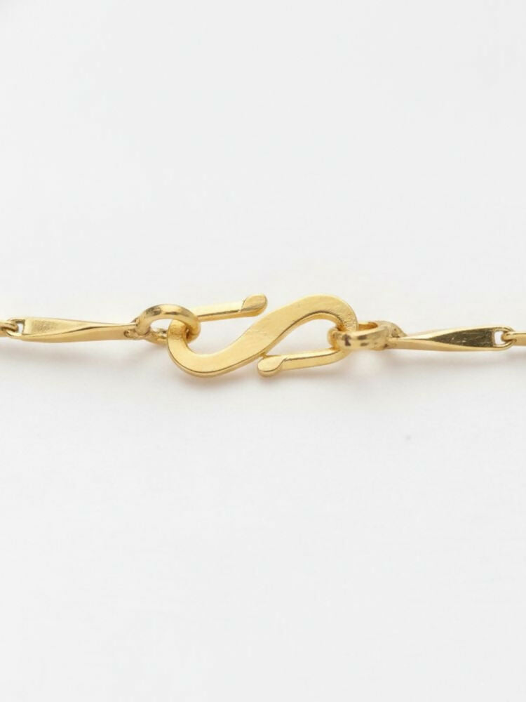 NVR Women Gold Plated Handcrafted Minimal Chain