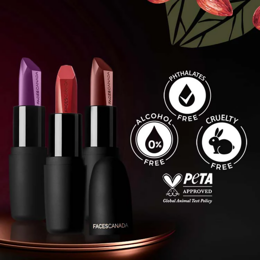Faces Canada Weightless Matte Finish Lipstick - Royal Maroon 16