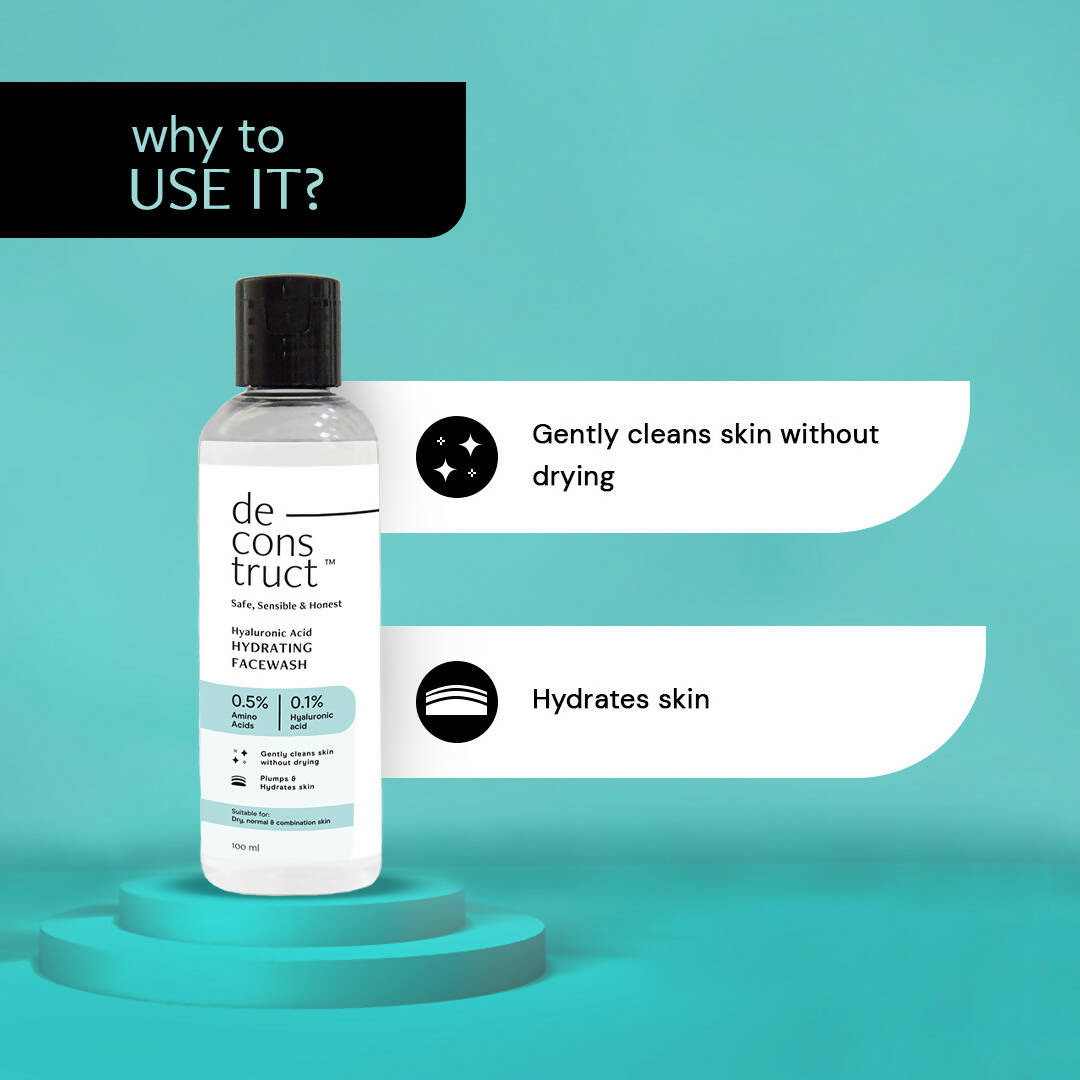 Deconstruct Hyaluronic Acid Hydrating Face Wash