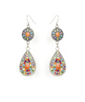 Silver-Plated Alloy Diva Look Stylish Contemporary Earrings - The Pari