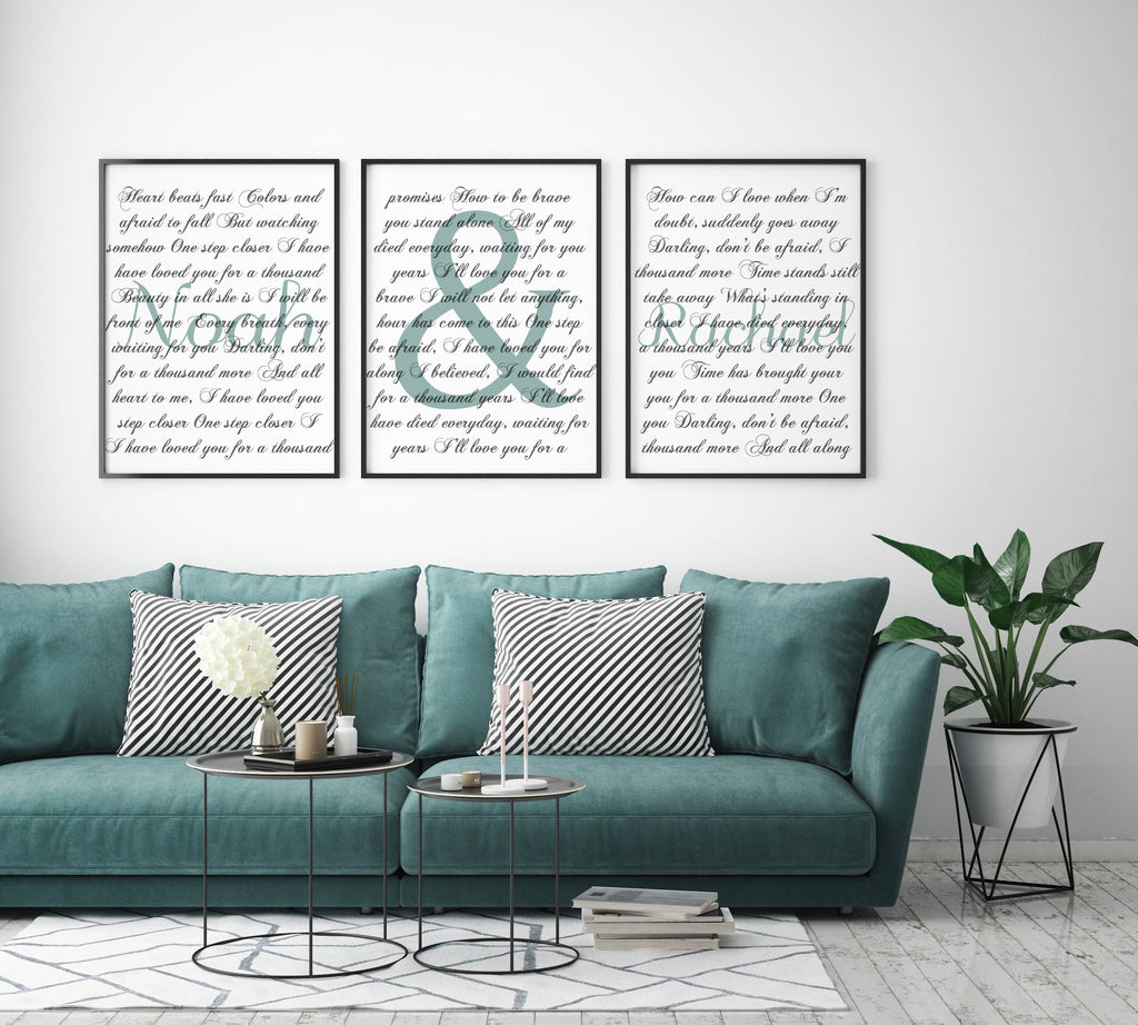 Triptych Song Lyrics Canvas