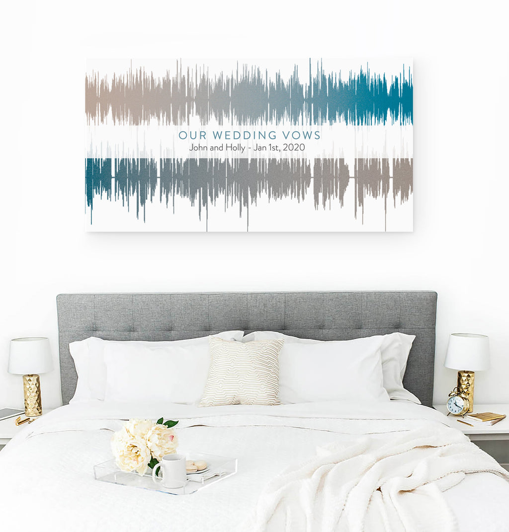 Two Soundwaves - Soundwave Art