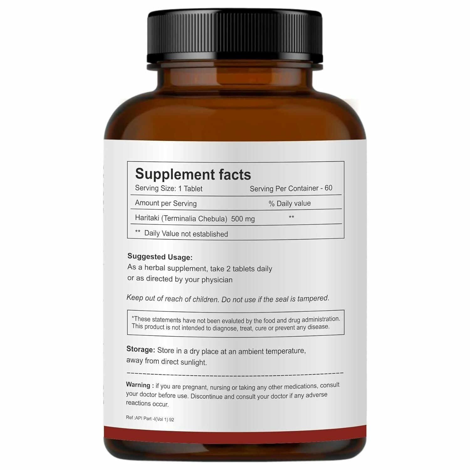 Herb Essential Haritaki Tablets – 500 mg