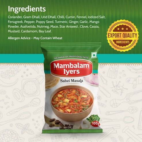 Mambalam Iyers Sabzi Masala Powder