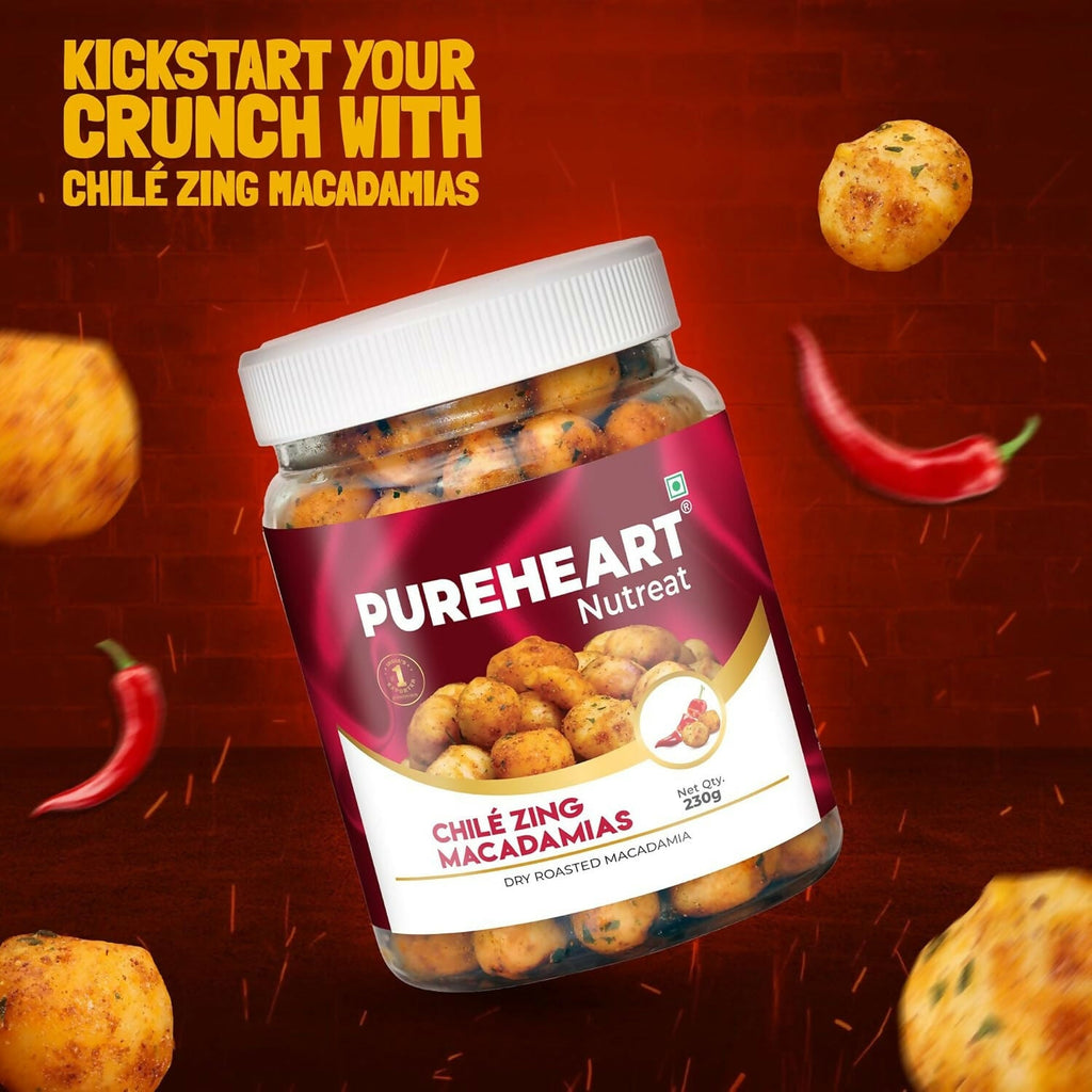 Pureheart Nutreat Chile Zing Macadamias