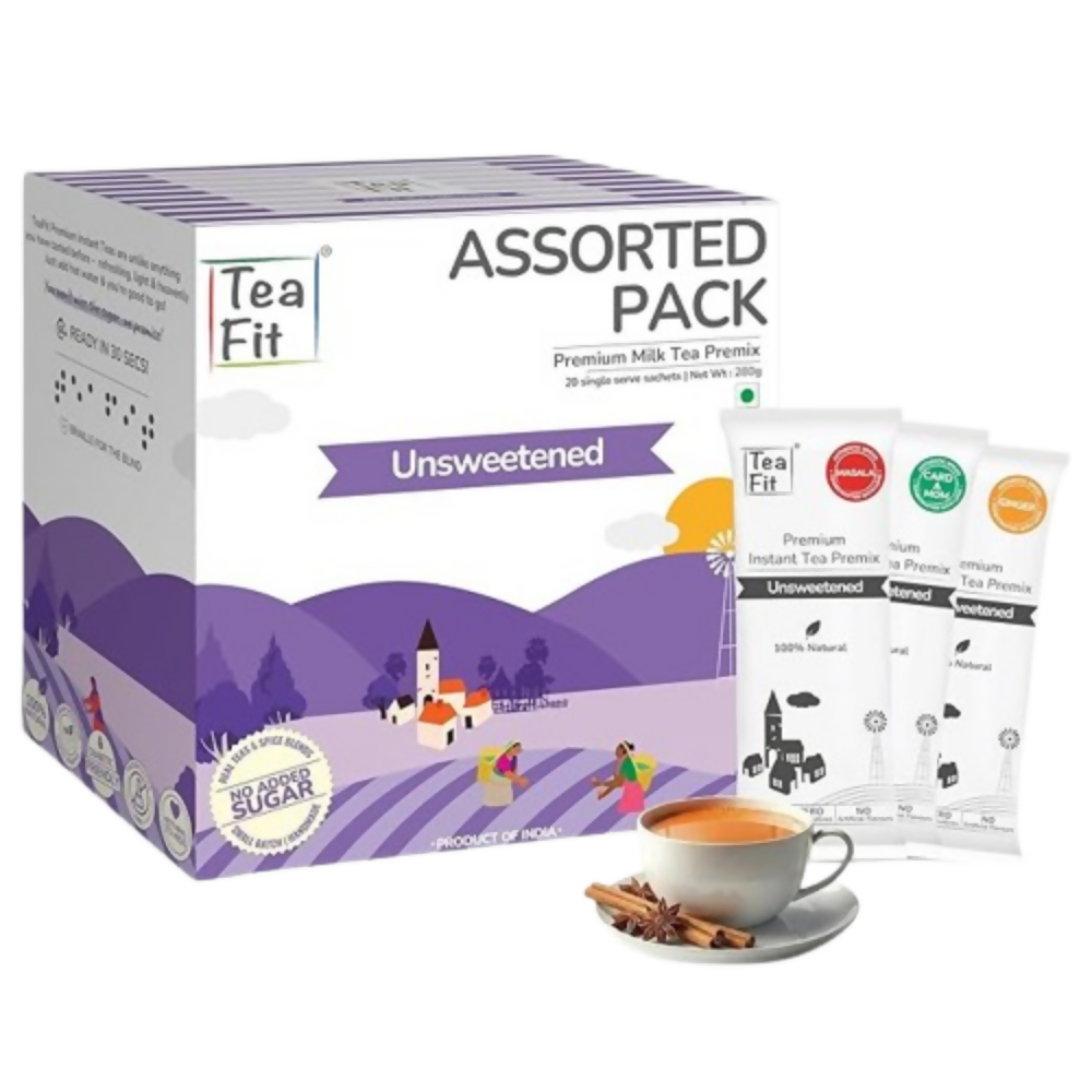 TeaFit Premium NO SUGAR Instant Assorted Tea Premix