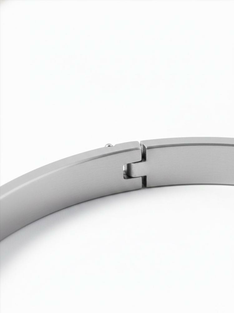 NVR Men's Silver Kada Bracelet