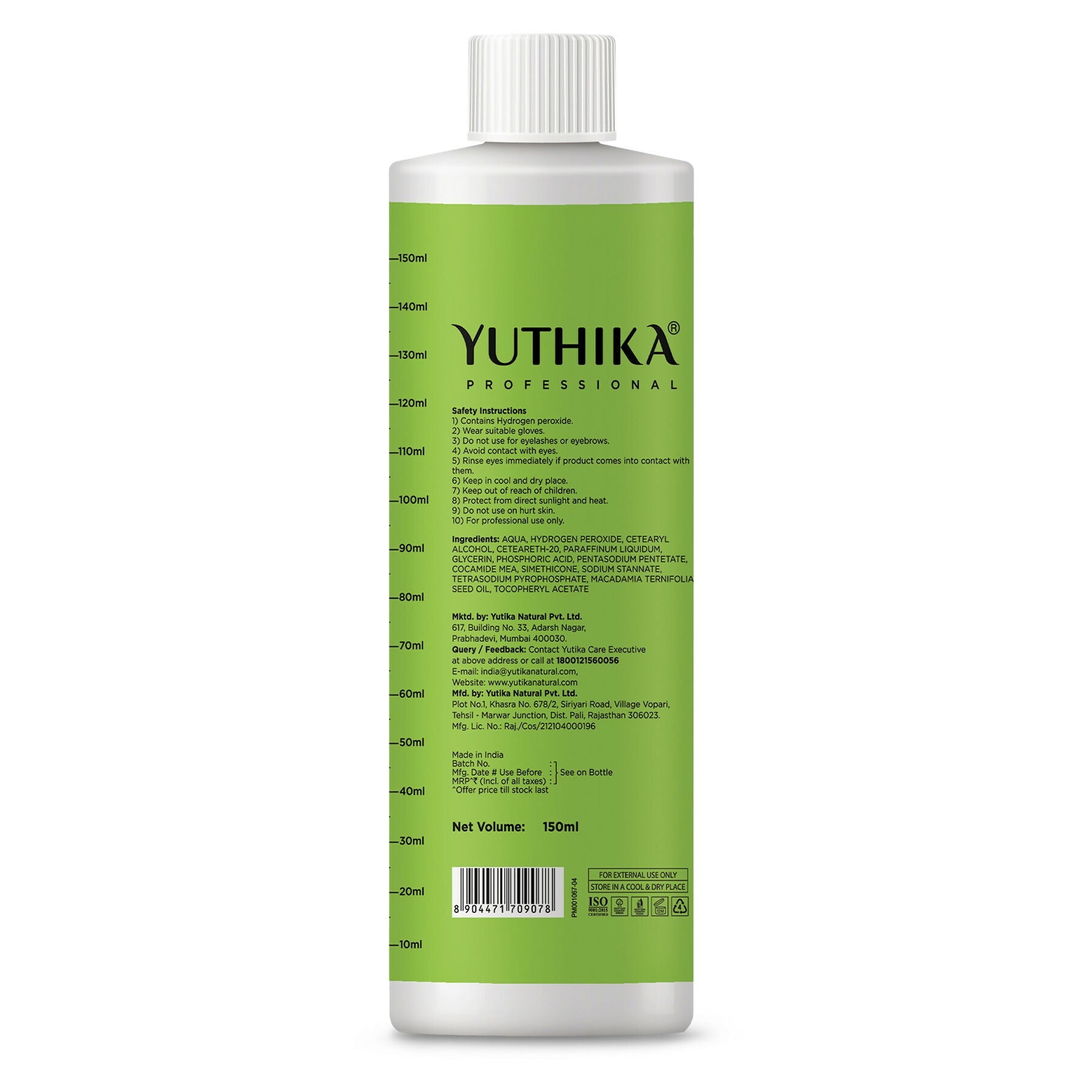 Yuthika Professional Hair Developer 40 Volume (12%)