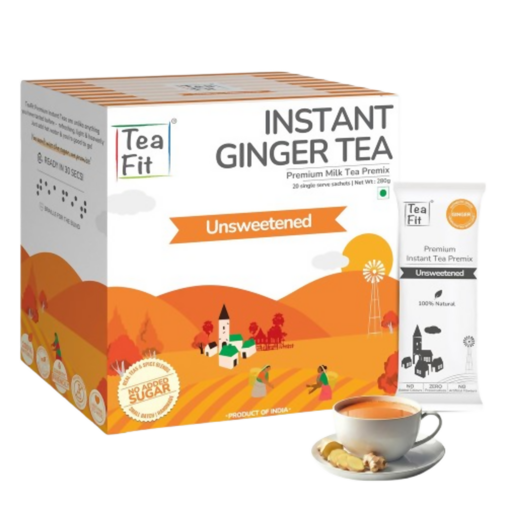 TeaFit No Sugar Instant Ginger Tea Premix