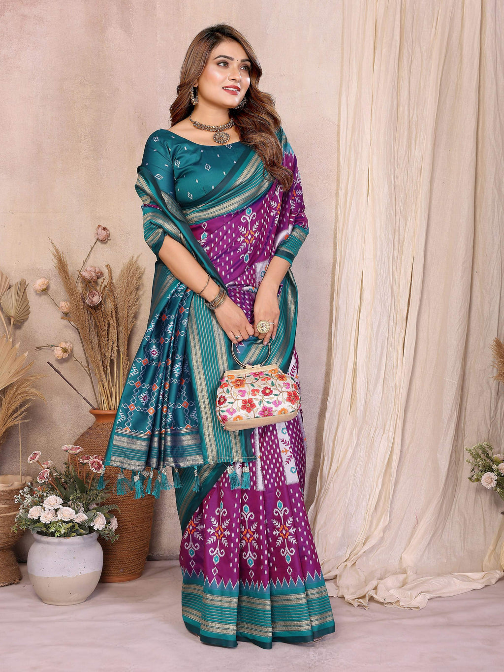 Aastha Fashion Wine Soft Silk Weaving Saree