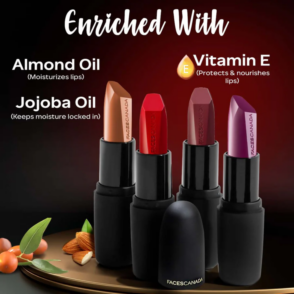 Faces Canada Weightless Matte Finish Lipstick - Royal Maroon 16