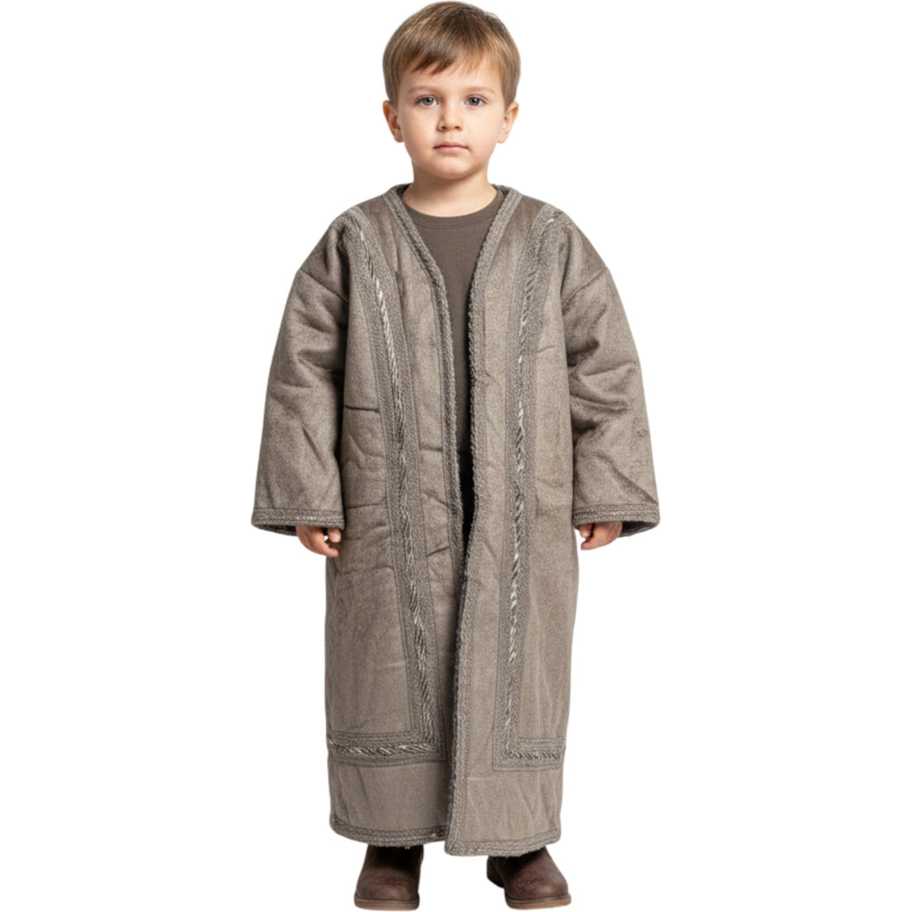 Kids Winter Fur Coat – Hooded & Stylish for 3-4 Year Olds, Warm Faux Fur Outerwear
