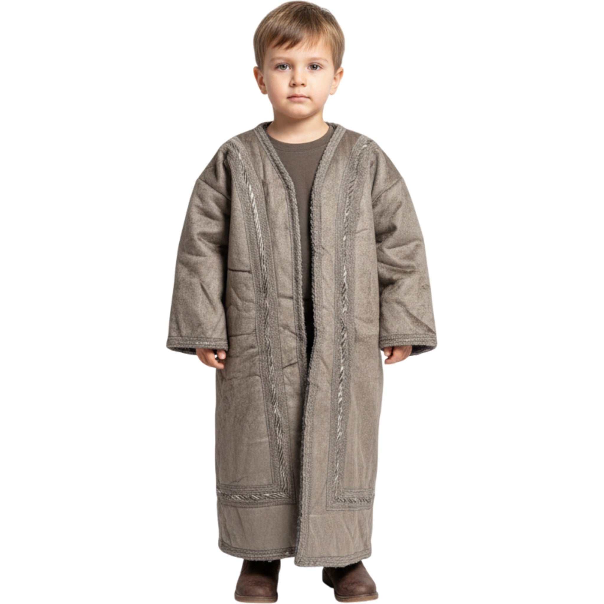 Kids Winter Fur Coat – Hooded & Stylish for 3-4 Year Olds, Warm Faux Fur Outerwear