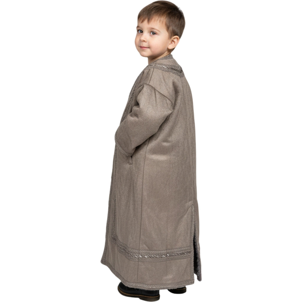 Kids Winter Fur Coat – Hooded & Stylish for 3-4 Year Olds, Warm Faux Fur Outerwear